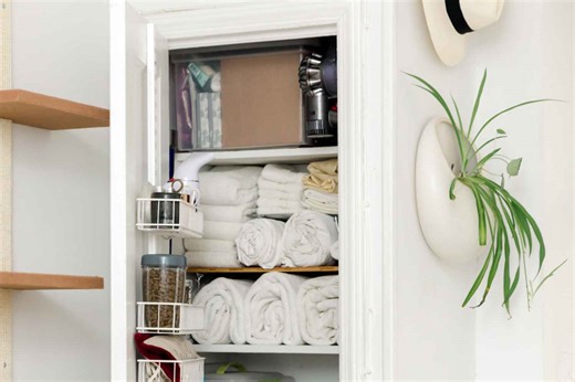 See how this ingenious organizer transforms the bathroom and kitchen, taking up no space in the process.