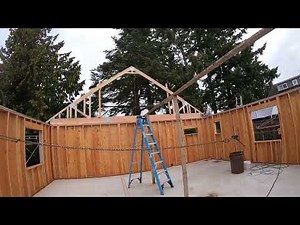 Nice Attic Trusses, House Build #6