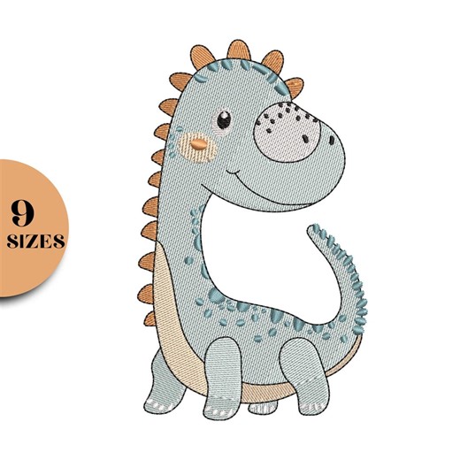 T-rex Dinosaur Embroidery Design, Filled Stitch (digital Download - Etsy