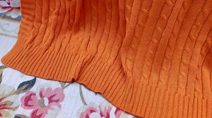 NTBAY 100% Pure Cotton Cable Knit Throw Blanket, Super Soft Warm 51x67 Knitted Throw Blanket for Couch, Sofa, Chair, Bed - Extra Cozy, Machine Washable, Comfortable Home Decor, Navy