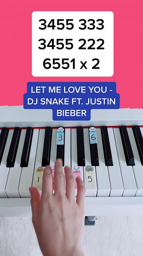 Let Me Love You - DJ Snake ft. Justin Bieber (Piano Tutorial) #letmeloveyoujustinbieber #justinbieberpiano #pianotutoriallearning #easypianotutorial #pianotutorialsong #summypiano