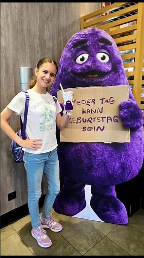 💜Happy Birthday Grimace💜 The Grimace Shake is so delicious