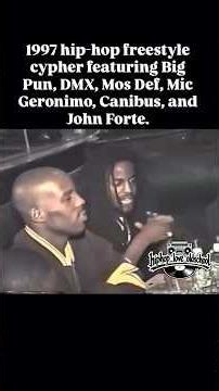 legendary 1997 hip-hop freestyle cypher featuring Big Pun,DMX,Mos Def,Mic Geronimo,Canibus p6 #rap