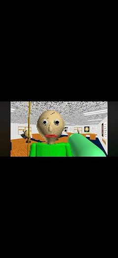 Student is Cheating Baldi's Basics Mod jumpscare #baldibasics #baldi #baldimods #baldimod #shorts 📙