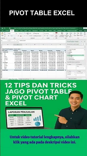 12 TIPS and TRICKS for Creating Super Fast Excel Reports with PIVOT TABLES and PIVOT CHARTS