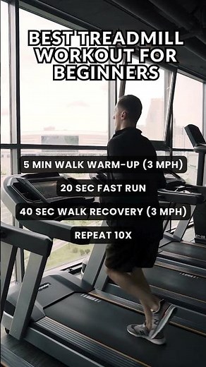 BEST TREADMILL WORKOUT ROUTINE FOR BEGINNERS #treadmill #workoutroutine #fitness