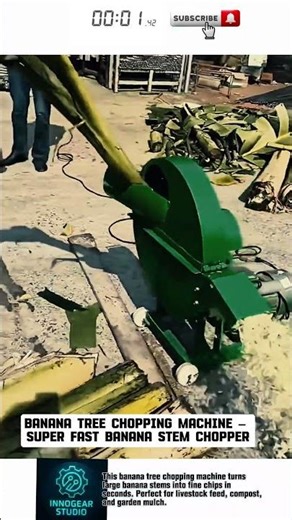 Banana Tree Chopping Machine – Super Fast Banana Stem Chopper