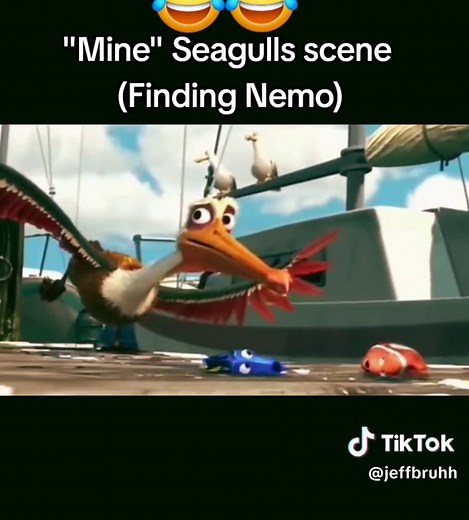 #scene #movie #nemo the mine seagulls mine mine mine 🤣🤣🤣 | finding nemo