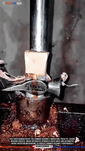 Hammer Assembly Innovation: Press Fit, Secure Wedging Process #tech