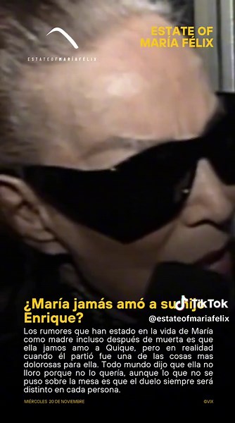 La Tristeza de María Félix por Enrique Álvarez Félix