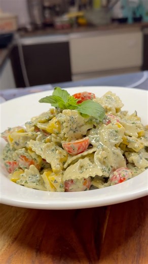 The Freshest Pesto Pasta Salad You’ll Ever Make 🌿🍝 | MealsByHubby