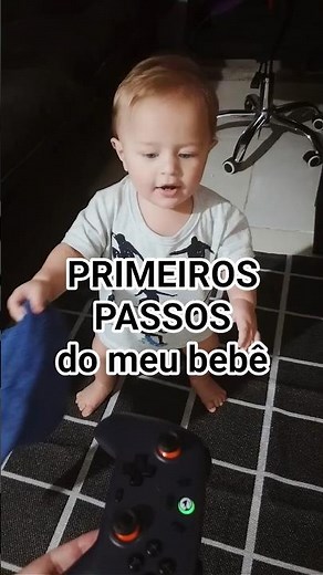 Primeiros passos do meu bebê com 10 meses 🥹🖤