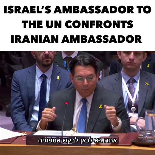 Watch how Israel's Ambassador to the UN, Danny Danon, confronts the Iranian representative to the UN at the Security Council >> | Hananya Naftali