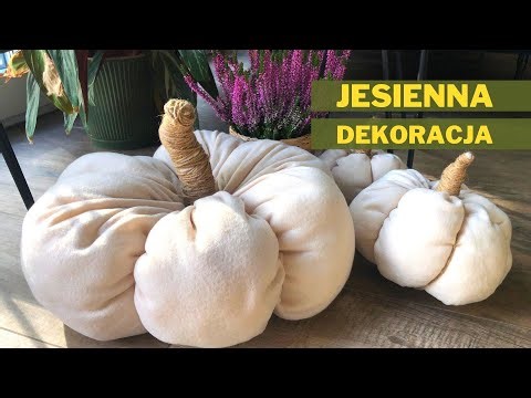 DIY: Poduszki w kształcie dyni