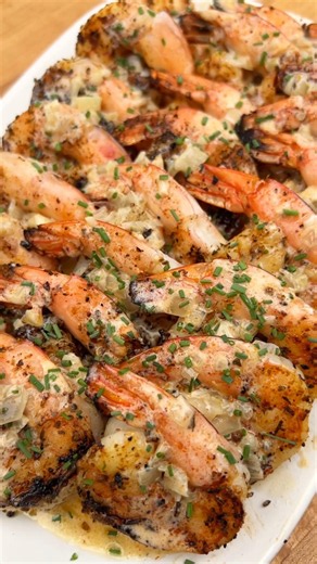 Grilled Cajun Shrimp 🍤 Full Recipe in my site! #seafood #shrimp #recipe #food #cajun #creole #bbq