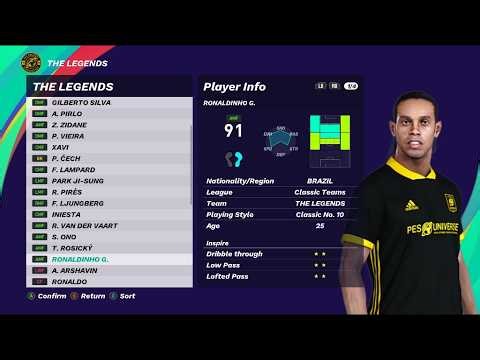 PES 2021 Classic Legends Option File 🔥 Download | All-Time Legendary Players Patch PC/PS4/PS5