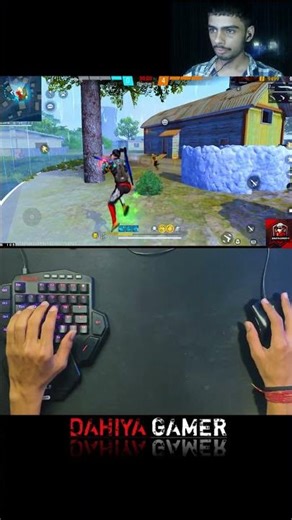 Mastering Free Fire: Keyboard and Mouse Gameplay with Facecam and handcam