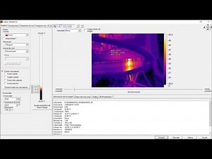 How to export the temperature data of an infrared image obtained with a Fluke thermal camera.