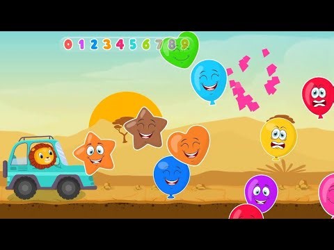Kids Balloon Pop Game 🎈 | Fun Learning Game | Gameplay
