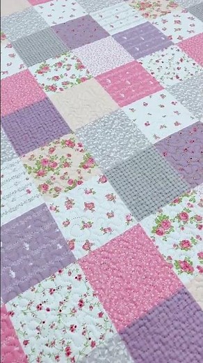 Elegant Floral Patchwork Bedspread Transformation | Cozy Bedroom Makeover 🌸✨#Bedspread #home