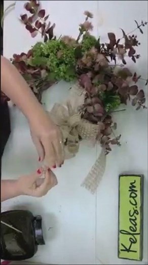 Mauve and Green Year Round Wreath Supply List | Sophisticated Floral Design Tutorial | DIY Wreath