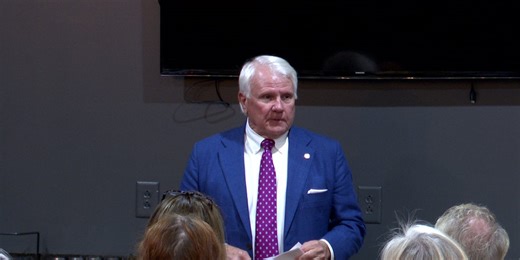 Ga. House Speaker Jon Burns visits Evans for Faith and Flag event