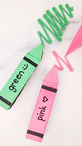 Back to school crayon cakes 🖍️🖍️🖍️These would also be so cute if personalized with kids names instead of the color name! The key is to freeze the cakes and buttercream so you can cut the perfect shape with crisp edges 🩷💚•••#backtoschool #backtoschooltreats #snackcake #backtoschooldesserts #cakedecorating #cake #lindseybakedthis | Lindsey Baked This