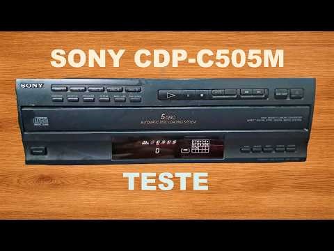 Sony CDP C505M – Teste e funcionamento real do CD Player