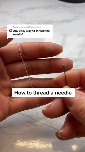 How to Thread a Needle Easily