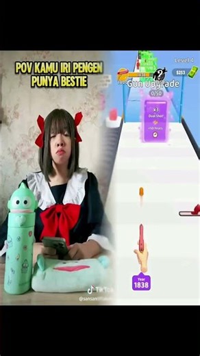 POV : PUNYA BESTIE KOK KAYA GINI? #pov #dramatiktok #anaksekolah #parody #fypdonggggggg #v