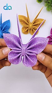 How to Make a Paper Butterfly🦋Easy Paper Butterflies for Wall Decor - DIY Room Decor Ideas #shorts #diy #Craft #butterfly #decor | DIY Crafts & Art