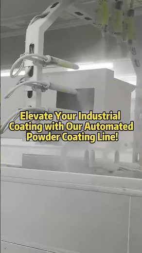Elevate Your Industrial Coating with Our Automated Powder Coating Line . #fyp #foryou