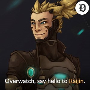Created by digital artist Sayael, Raijin is the Overwatch hero you didn't know you wanted. | Dot Esports