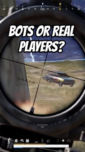 Bots or Real Players? #gaming #shorts #pubg #pubgshorts #sniping