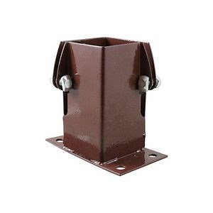 [Hot Item] Powder Coated Bolt Down Post Support Base for Fence and Pergola