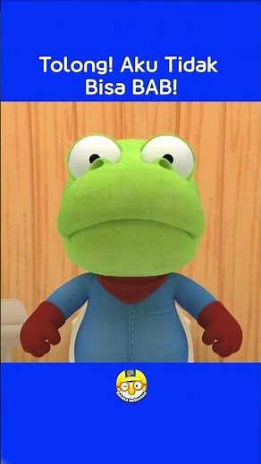 Help! I Can't Poop! #IndonesianLanguage #shorts #forkids #kidsanimation