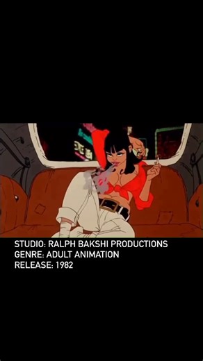 BluFF on Instagram: "Hey Good Lookin’ is a neon fever dream of New York grit and youth decay. Ralph Bakshi’s blend of live action and animation feels raw, prophetic - a sketchbook of 1980s rebellion. Rosie’s world moves like a comic melting under heat: vibrant, sleazy, and heartbreakingly alive. Ahead of its time, it set the tone for every animated underworld that followed. #HeyGoodLookin #RalphBakshi #AdultAnimation #80sAnimation #UrbanFantasy #RetroAesthetic #CultClassic #AnimationHistory #Blu