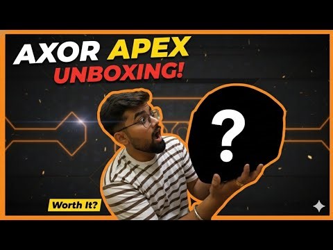 AXOR APEX Full Face Helmet Unboxing | WORTH IT ?| Honest Review After First Look #axorhelmets