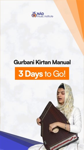 Nad Music Institute on Instagram: "A new beginning for aspiring Kirtanis 💛 Presenting the FREE Gurbani Kirtan Learning Manual — simple, structured & user-friendly. More Info: https://www.nadmusic.org/Gurbani-Kirtan-LM #GurbaniKirtanLearning #KirtanForBeginners #LearnKirtanOnline #NADMusicInstitute #GurbaniSangeet #KirtanJourneyStarts #DigitalGurmatEducation #SikhMusicLearning #KirtanBasics #StartYourKirtanJourney #KirtanCommunity #GurbaniLovers #SikhYouth #GurmatSangeet"