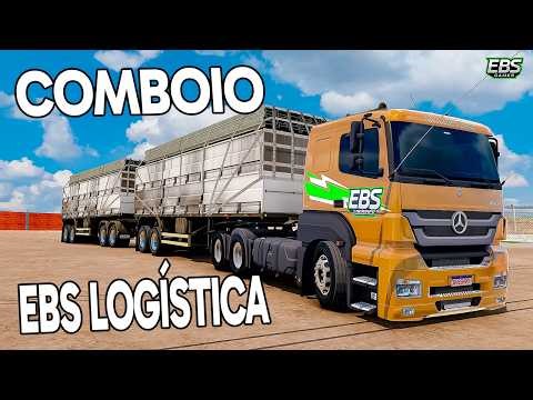 Mercedes 2644 no rodotrem comboio EBS Log ets2 ets 2 1.58