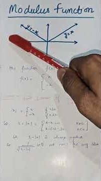 Modulus function | Relations and functions | class 11 maths | Explanation with example