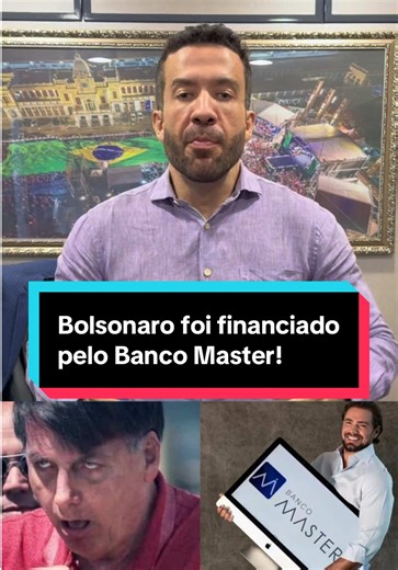 🚨BOLSONARO FOI FINANCIADO PELO BANCO MASTER E OS BOLSONARISTAS ESTÃO CALADOS! Sabe porque? O Nikolas Ferreira usou o jatinho do dono do Banco Master para fazer campanha pro Bolsonaro em 2022, por isso! Eles estão envolvidos até o talo com o Banco Master! #bancomaster #minasgerais #brasil #lula #esquerda