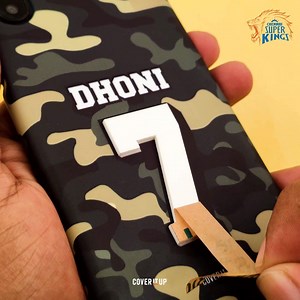 MSD 07 - An Emotion 💗 Choose the model of your mobile and order now. Shop official Chennai Super Kings merchandise from coveritup.com | Cover it up