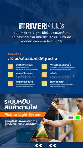 Pick to Light System ระบบหยิบสินค้าตามไฟ...