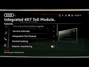 Integrated 407 Toll Module: Audi Kitchener-Waterloo Delivery