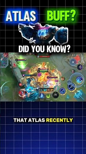 ATLAS BUFF! 🤯 3 QUICK Tips to DOMINATE with the NEW Atlas MLBB | Roam Guide