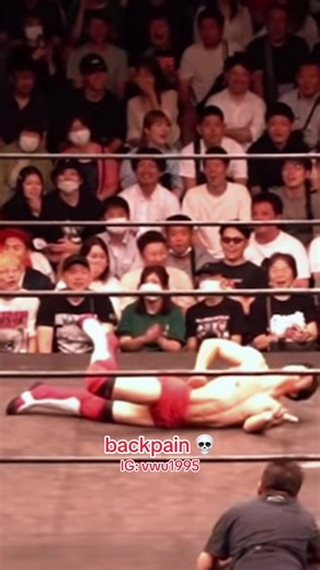 back nya aman?💀 #japan #prowrestling #indonesia #muscle #jobber