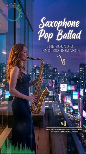 100% Relaxing Saxophone 🎷 Beautiful Pop Ballad Instrumental Music for Night Drive