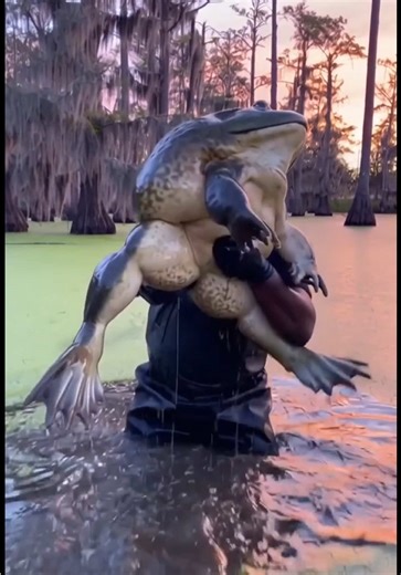 Caught a frog and cooked real frog legs 🐸🍽️ #CatchAndCook #FrogLegs #OutdoorCooking #CookingWithStrong #FoodTok
