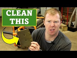 Clean Air Filter on Generator, Generac 6500
